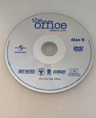 The Office US Season 5 Disc 3 ONLY Replacement DVD NTSC Pre-Owned • $2