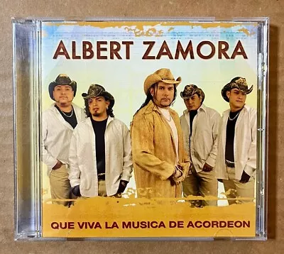 ALBERT ZAMORA   Que Viva La Musica De Acordeon  '06 Freddie  Rare Tejano CD • $12