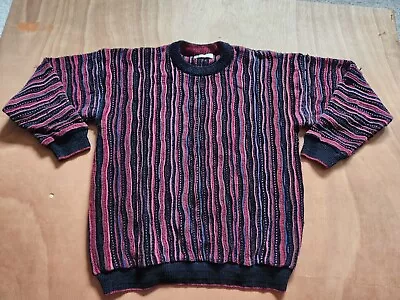 Vintage Coogi Style Colorful Grandpa Sweater Men's L/M • $34.50