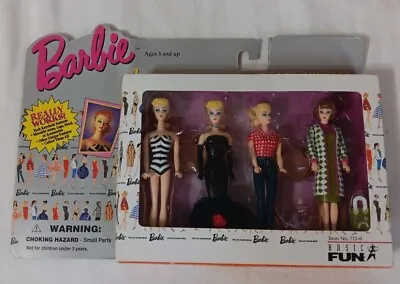 $17.99 • Buy Barbie Key Chains 4 Doll Set Special Edition Mattell 1996 Basic Fun Vintage READ
