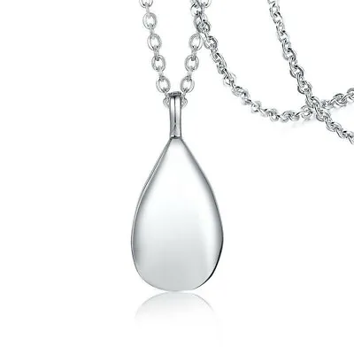 NEW Teardrop Ashes Urn Necklace Cremation Memorial Keepsake JewelryWith Tool • $9.89