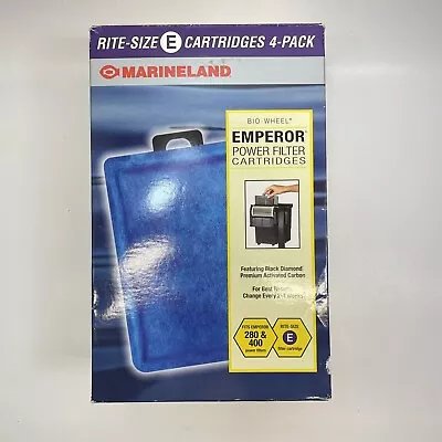 MarineLand Emperor Bio-Wheel Replacement Power Filter Cartridges 4-Count • $15.99