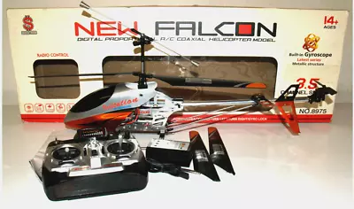 NEW FALCON 3.5 Channel Series Large 2feet R/C Helicopter - No 8975 • $72.55