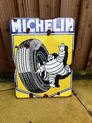 Michelin Man Tin Sign • £25