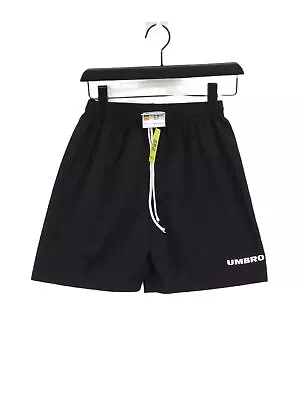 Umbro Men's Shorts W 30 In Black 100% Polyester Sweat • £8