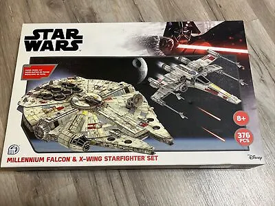 Star Wars Millennium Falcon X-Wing Starfighter Paper Model Kit 3D NEW 376 Pieces • $11