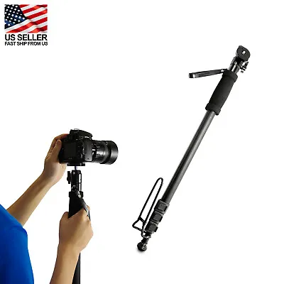 $27.25 • Buy LSP 70  Camera Monopod With 360° Ball Head For Canon Nikon DSLR Video Shooting