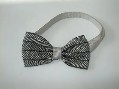 Cat Collar Bow Tie Small Dog Adjustable Neck Pet Tartan Chequered Plaid Check • £2.69