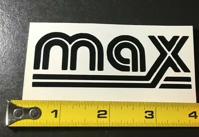 Old School BMX MAX Decal Sticker Visor Helmet Leathers Torker Mongoose GT Elf DG • $8