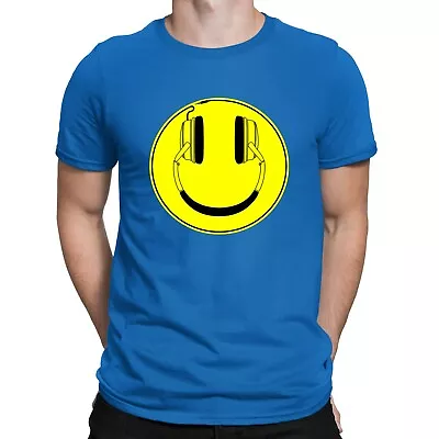 £9.99 • Buy Headphone Happy Smile Face Bass DJ Rave Unisex T-shirt