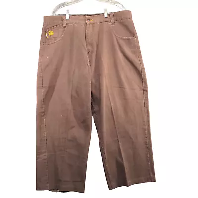 Mecca USA Men's Straight Leg Jeans Brown Size 40x32 Actual 40x26 5-Pocket • $20