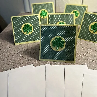 Mini Note Card -St Patrick’s Day - Qty 6 With Envelopes • $3