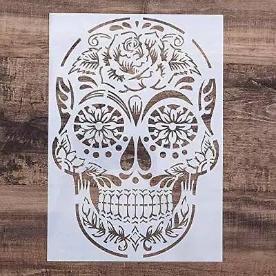 DIY Decorative Stencil Template For Painting On Walls Furniture Crafts (Skull3) • $12.35