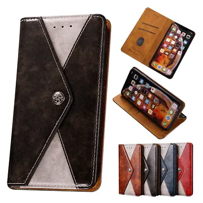 Leather Case Shockproof For LG G6 G7 G8S Plus V30 K51 Wallet Card Pocket Cover • £8.69