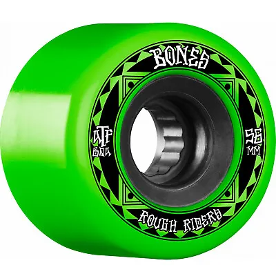 Bones ATF Rough Rider Runners 56mm 80a Wheels - Green (Set Of 4) • $41.95