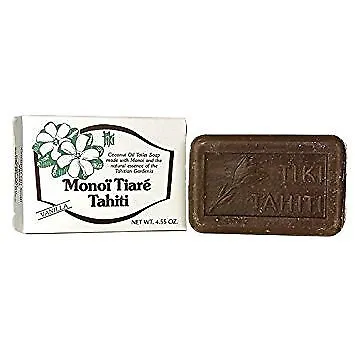 Monoi Tiare Cosmetics Soap Bar Vanilla 4.6 Oz Bar Soap • $11.04