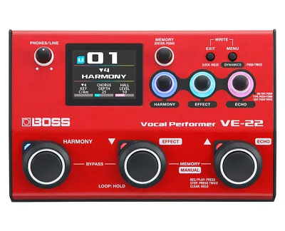 Boss VE-22 Vocal Performer Pedal • $349.99