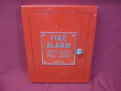 Vintage Honeywell Fire Alarm Door Panel Cover #6 Offers Welcome :-) • $100