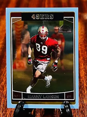2006 Topps Chrome Blue Rookie /50 #177 Manny Lawson RC • $34.75