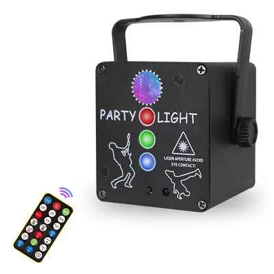 Mini Dj Disco Rgb Laser Light Projector Usb Rechargeable Led Stage • $22.49