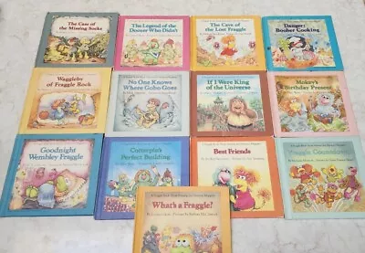 Lot Of 13 Vintage FRAGGLE ROCK Hardcovers Jim Henson’s Muppets Weekly Reader • $26.99