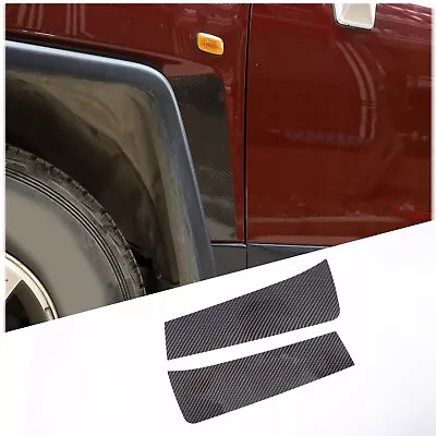 Soft Carbon Fiber Side Fender Air Vent Cover Trim For Toyota FJ Cruiser 07-21 • $57.41