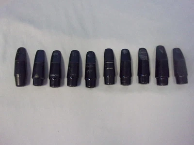 $79.99 • Buy Lot Of 10 Alto Saxophone Mouthpieces-vito Ii, Bundy, Selmer Paris, Geo M. Bundy