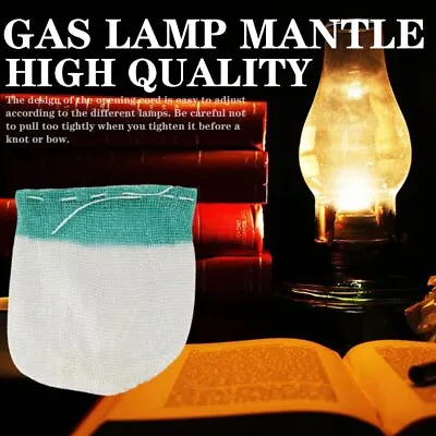 10PCS Lamp Mantles Single Head Coleman Lantern Gas Lantern Mantles S/L • £4.79