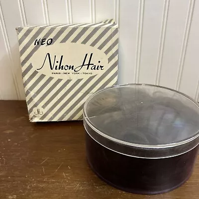 VTG NIB NEO Nihon  100% HUMAN HAIR FROM TOKYO JAPAN SHORT HAIRED WIG • $24.99