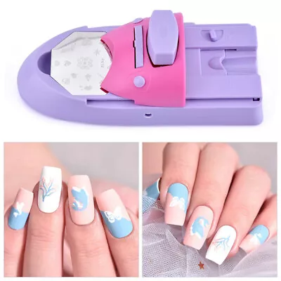 Hot Nail Art DIY Printer Print Printing Pattern Stamp Manicure Machine Stamper • $16.95