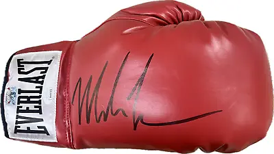 Mike Tyson Signed Autographed Red Boxing Glove JSA & Mike Tyson Holo Authen R • $134.99