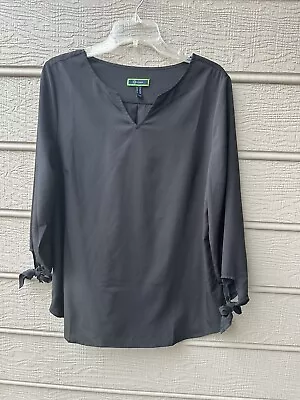 C Wonder Black Blouse Size 12 • $12.99