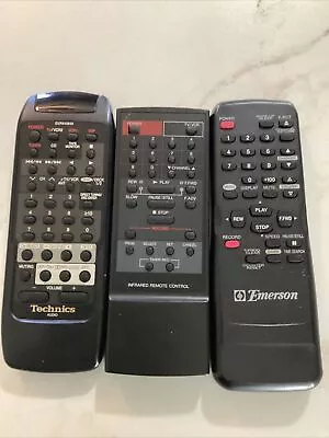 3 Vintage  TV/VCR Remote Controls  • $9.50