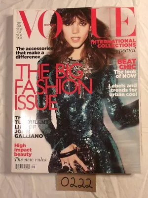 British Vogue Magazine / September 2011 / UK Edition / No Label / Fashion Issue • $13.99