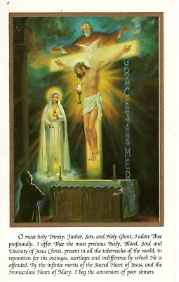 Holy Card Of The Last Vision Of Fatima To Sr. Lucia  • $1