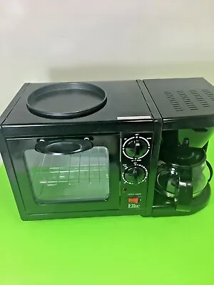 Toaster Breakfast Ove  Griddle Maxi-Matic Elite 3-in-1 Mod. EBK-200B Black • $42.99