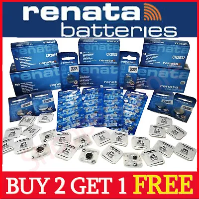 Renata Watch Battery Swiss Made 377 364 371 399 394 395 379 321 370 362 329 LR44 • £1.79