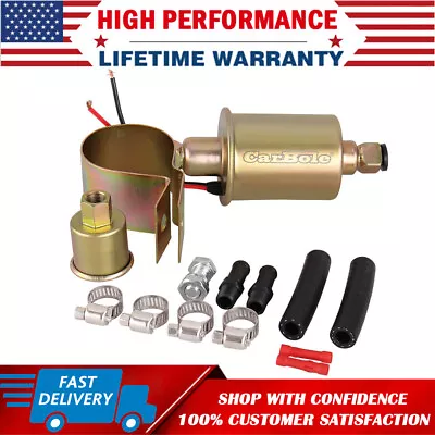 $20.59 • Buy 12V Universal Electric Fuel Pump Inline Diesel Gas 5-9 PSI Low Pressure E8012S