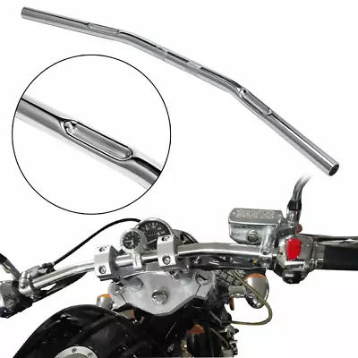 1  Chrome Handlebar Drag Bar Fit For Kawasaki Vulcan 750 900 1500 1600 1700 2000 • $42.28