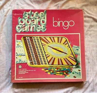 Vintage 1975 Rare Bingo Game - The Pressman Corporation - Complete Set • $55