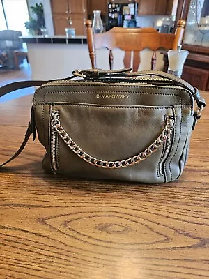 B-Makowsky Forest Green Leather Handbag • $15.99