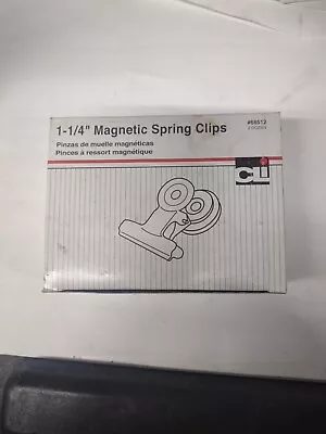 CLI Magnetic Spring Clips 1-1/4 In Chrome 24/BX (LEO68512) • $23