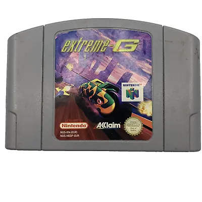 Extreme G Nintendo 64 N64 Game PAL Tested & Working See Video • $29.90