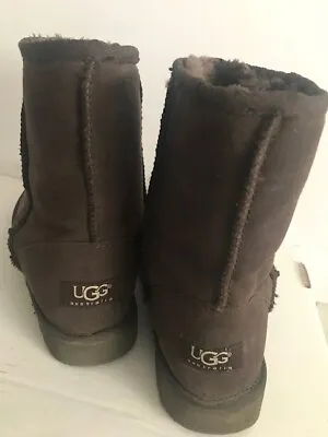 UGG Australia Uggs Women's Size 6 US Classic 8  Tall Brown Sheepskin Boots 5825 • $40