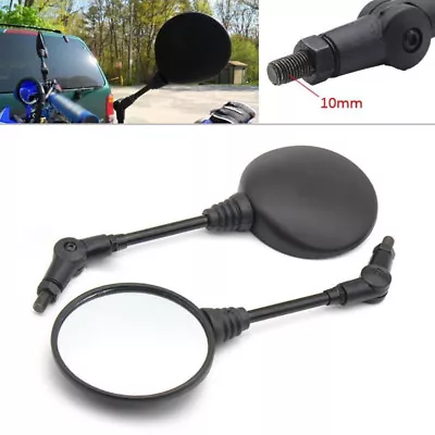 For Motorcycle Dirt Bikes ATV Dual Sport A Pair Of Folding Rear View Mirror Kit • $28.49