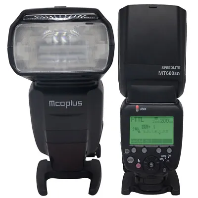 Mcoplus MT600SC ETTL Speedlite AF Auxiliary Flash As Canon 600EX-RT 580EX II • £98