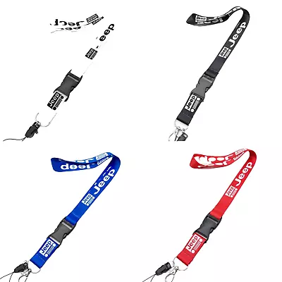 JEEP Lanyard Keyring Keychain ID Key Card Holder Phone Strap UK Seller • $7.46