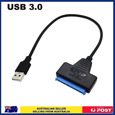 $7.59 • Buy USB 3.0 To SATA External Converter Adapter Cable Lead For 2.5  HDD SSD SATA III