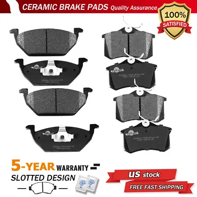 Front & Rear Ceramic Brake Pads For VW Beetle Golf Jetta • $38.79