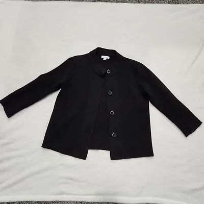 Vintage Womens Sweater Charter Club Black Size Medium Button Up Closure  • $15